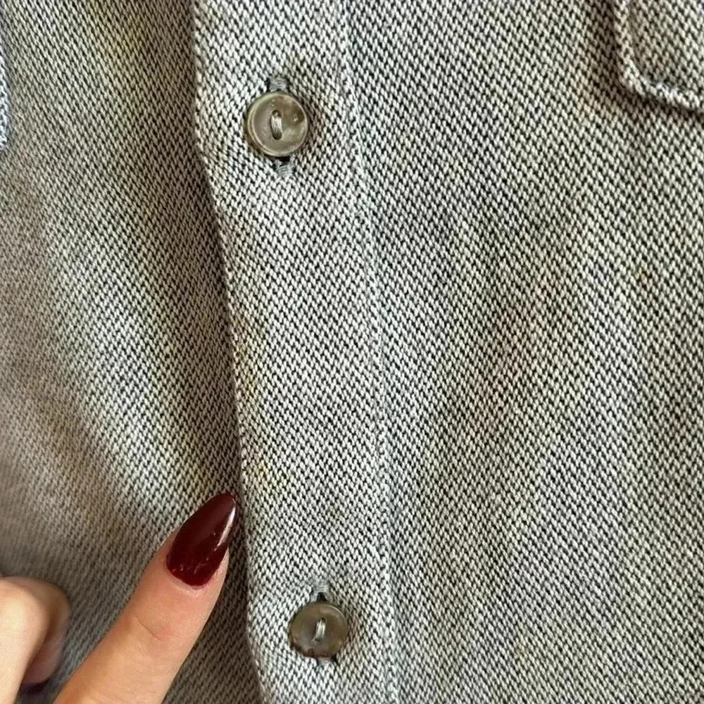 Carbon 2 Cobalt Button Down Light Gray Shirt Size… - image 3